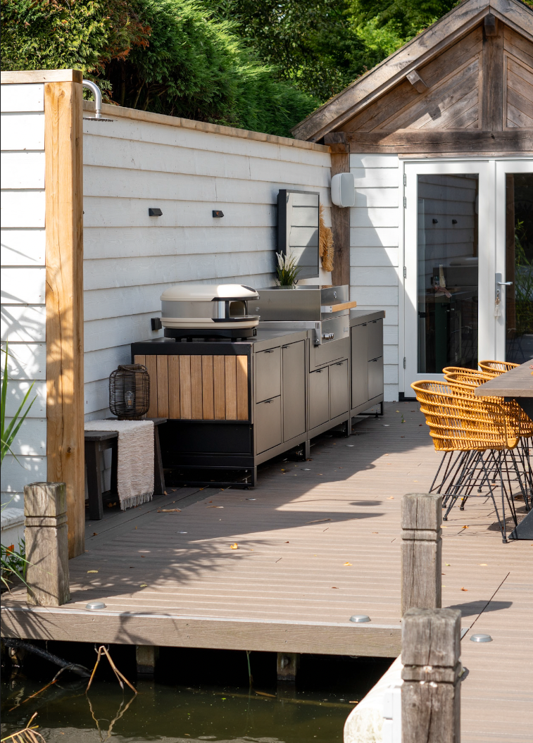 Rubix buitenkeuken met gasbarbecue